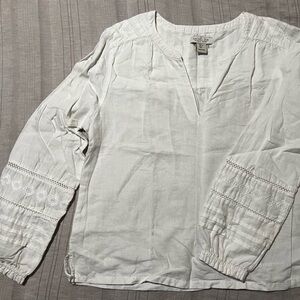 White linen Blouse